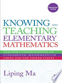 Knowing and Teaching Elementary Mathematics Book