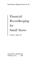 Financial Recordkeeping for Small Stores