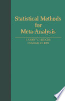Statistical Methods for Meta Analysis