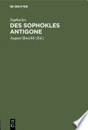 Des Sophokles Antigone /