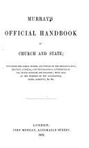Murray's Official Handbook of Church and State