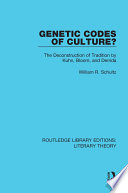 Genetic Codes Of Culture 