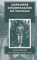 Japanese Colonialism In Taiwan