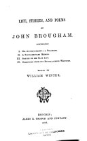 Life  Stories  and Poems of John Brougham    