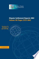 Dispute Settlement Reports 2002  Volume 7  Pages 2579 3042