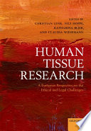 Human Tissue Research Book