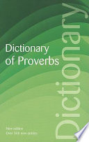 Dictionary of Proverbs Book