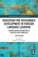 Education for Sustainable Development in Foreign Language Learning