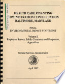 Health Care Financing Administration (HCFA) Consolidation, Baltimore County