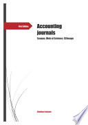 Accounting Journals  Scopus  Web of Science  SCImago