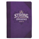 Journal Classic Purple Be Strong   Courageous