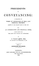 Precedents in Conveyancing
