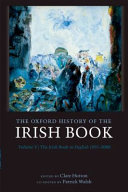 The Oxford History of the Irish Book, Volume V