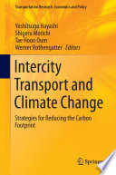 Intercity Transport and Climate Change Book