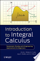 Introduction to Integral Calculus Book