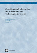 Contribution of Information and Communication Technologies to Growth