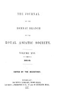 Journal of the Asiatic Society of Bombay