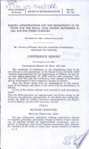 Making Appropriations for the Department of Defense for the Fiscal Year Ending September 30  1999  and for Other Purposes