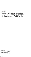 Work oriented Design of Computer Artifacts Book