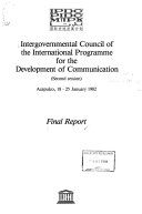 Intergovernmental Council of the International Programme for the Development of Communication