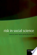 Risk in Social Science Book