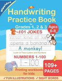 Handwriting Practice Book for Kids Ages 6-8
