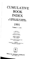 Cumulative Book Index Book