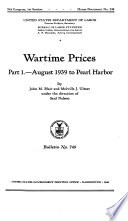 Wartime Prices
