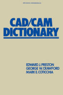 Read Pdf CAD/CAM Dictionary
