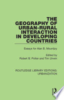 The Geography of Urban-Rural Interaction in Developing Countries