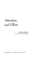 Attention and Effort Book PDF