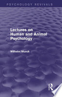 Lectures on Human and Animal Psychology  Psychology Revivals 