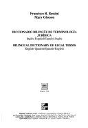 Bilingual dictionary of legal terms