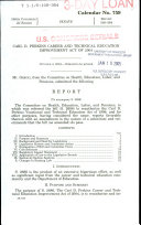 Carl D. Perkins Career and Technical Education Improvement Act of 2004