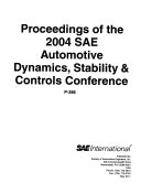 Proceedings of the 2004 SAE Automotive Dynamics  Stability   Controls Conference