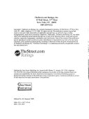 TheStreet com Ratings  Guide to Stock Mutual Funds Book
