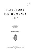 Statutory Instruments