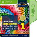 Complete Mathematics for Cambridge Secondary 1 Book