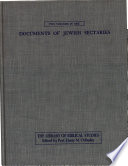 Documents of Jewish Sectaries