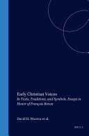 Early Christian Voices Pdf/ePub eBook