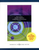Cover of Applied Statistics in Business and Economics