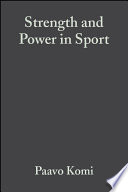 Strength and Power in Sport Book