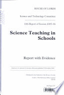 Science Teaching in Schools