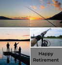 Fishing Retirement Guest Book (Hardcover)