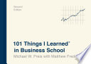 101 Things I Learned   in Business School  Second Edition 