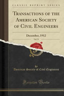 Transactions of the American Society of Civil Engineers, Vol. 75