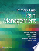 Primary Care Pain Management Book