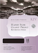 Hand Size Giant Print Reference Bible-KJV