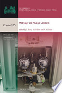 Metrology and Physical Constants Book