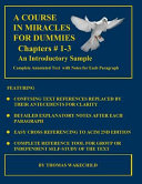 A Course in Miracles for Dummies